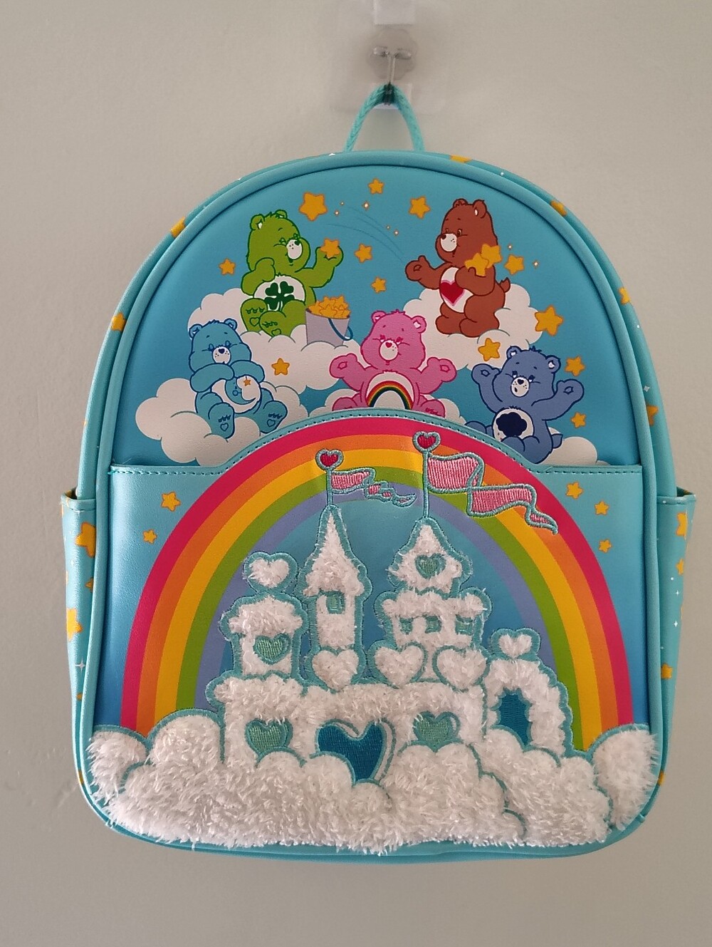 Care Bears Blue Rainbow Castle Mini Backpack